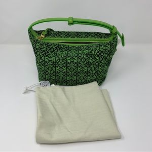 Authentic NWT Loewe Small Cubi Anagram bag in Green